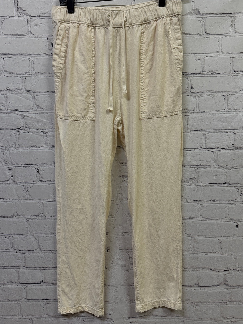 Anthropologie Pilcro Womens XS Linen Blend Drawstring Pants / high waisted